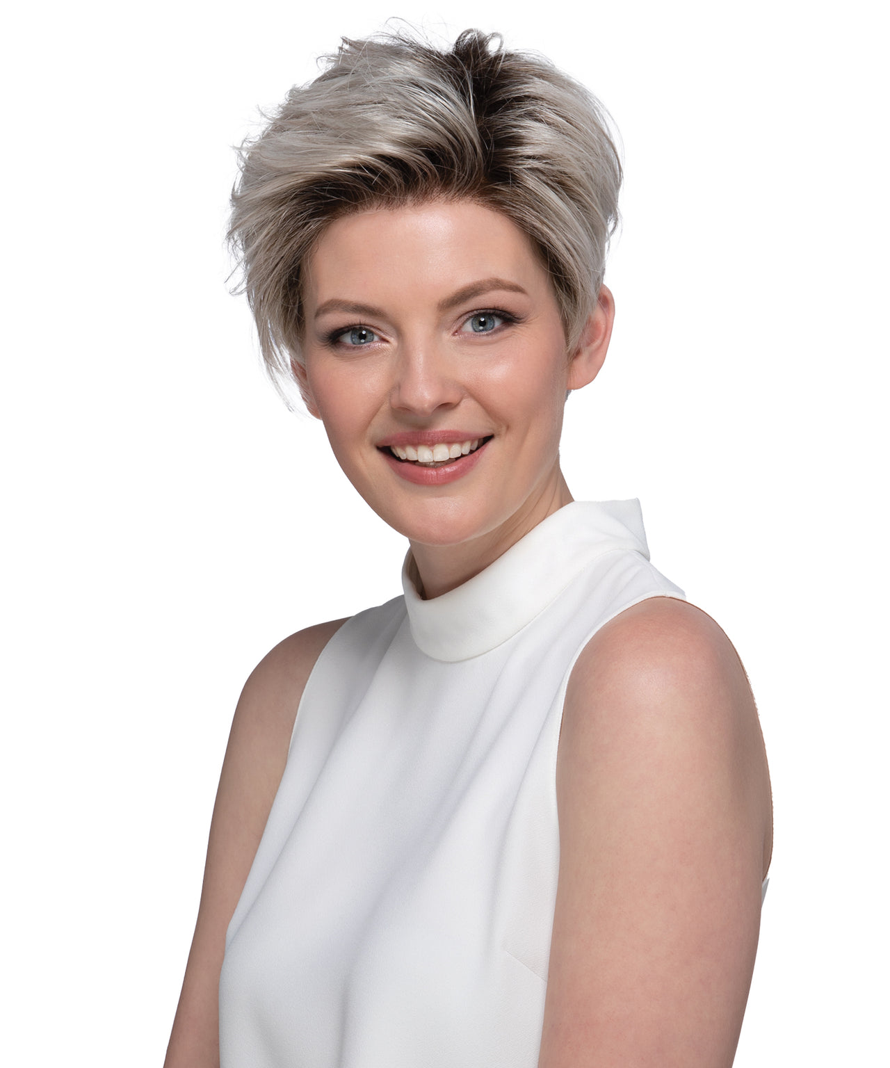 Petite Easton - Monofilament Top with Lace Front wig